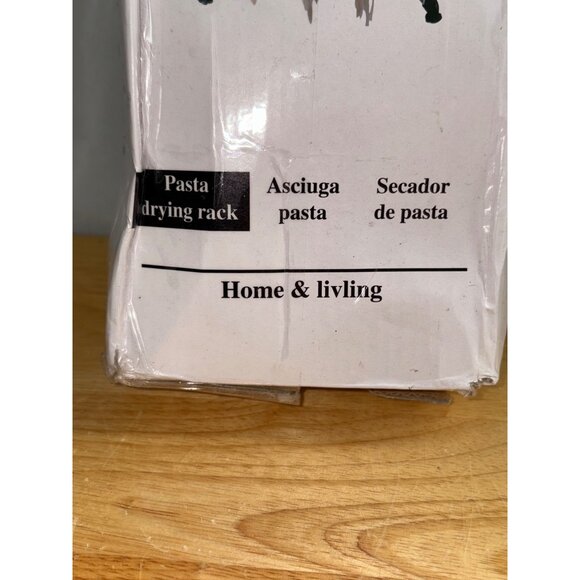 Red Collapsible Pasta Drying Rack With 16 Arms For Homemade Noodles - Picture 2 of 7